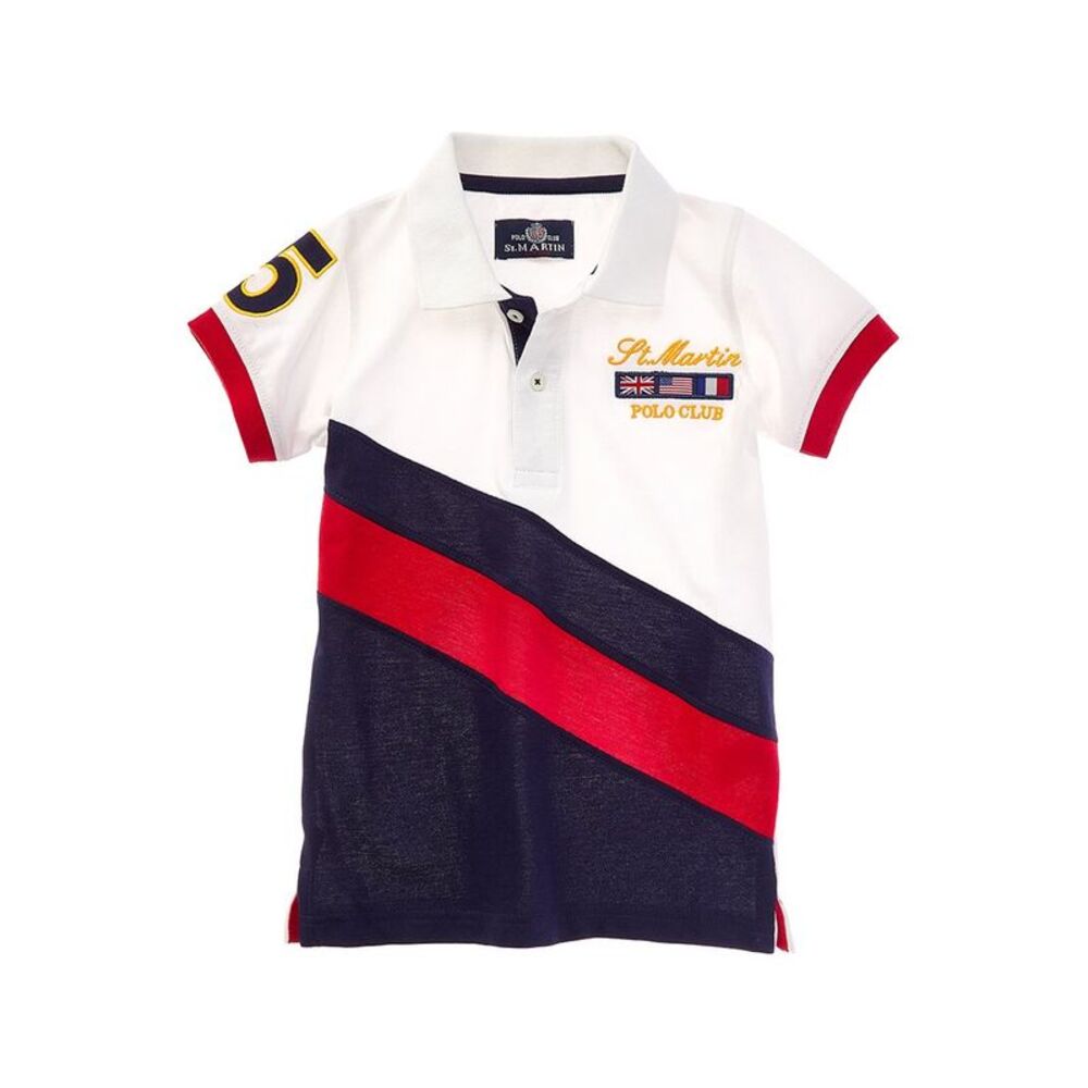 Polo Club St. Martin Boys  Polo Shirt, White
